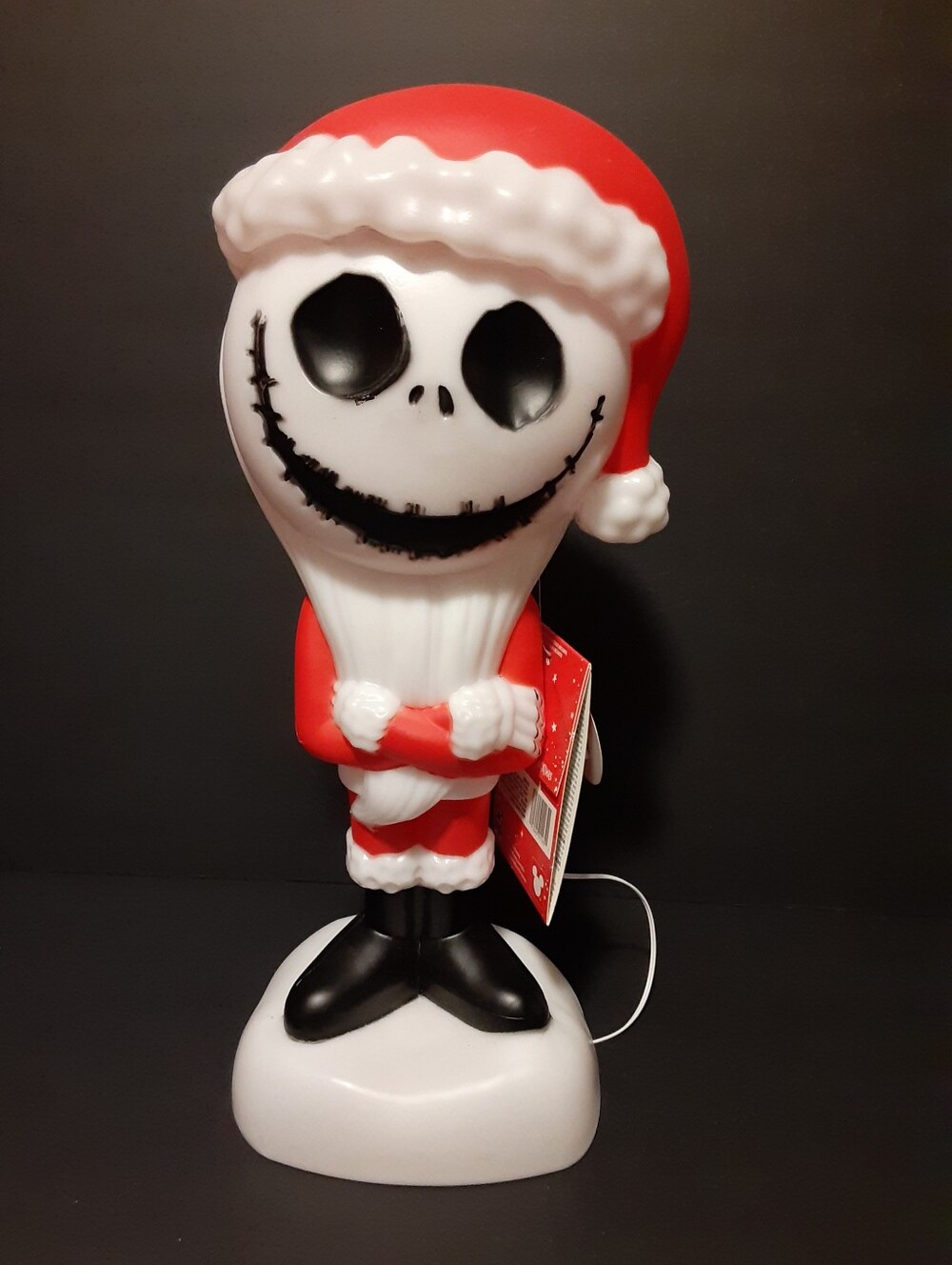 Lighted Disney Blow Mold Jack Skellington Nightmare Before Christmas Gemmy NWT